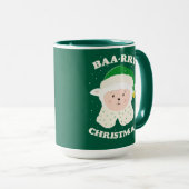 Festive Sheep Says Baa-rry Christmas! Mok (Voorkant rechts)