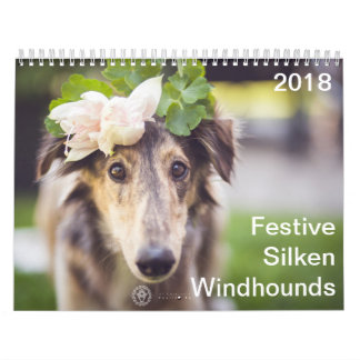 Festive Silken Windhounds 2018 Kalender
