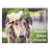 Festive Silken Windhounds 2018 Kalender (Hoes)