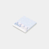 Festive Silver-kerstballen op sneeuw Post-it® Notes (Schuin)