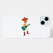 Festive Skeleton Guitar Player Case-Mate iPhone Case (Achterkant (horizontaal))