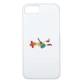 Festive Skeleton Guitar Player iPhone 8/7 Hoesje