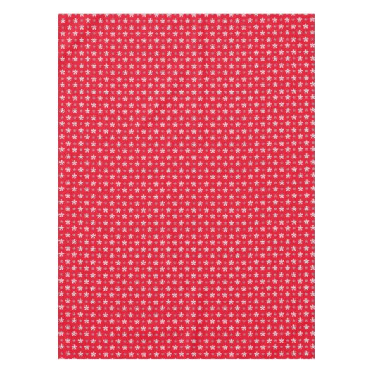 Festive Snowflakes Pattern Tablecloth Tafelkleed (Voorkant)