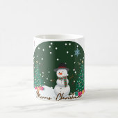 "Festive Snowman Christmas Mug - Conception hivern (Centre)