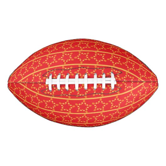 Festive sterren Red football (Voorkant)