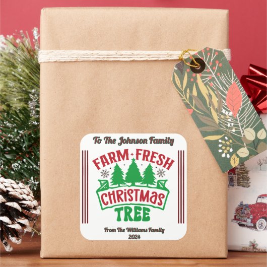 Festive Sticker for Holiday Gifts (vacances)