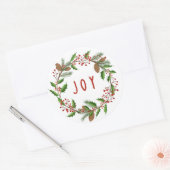 Festive-sticker Ronde Sticker (Envelop)