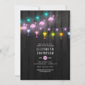 Festive String Lights Fiesta Vrijgezellenfeest Kaart (Voorkant)