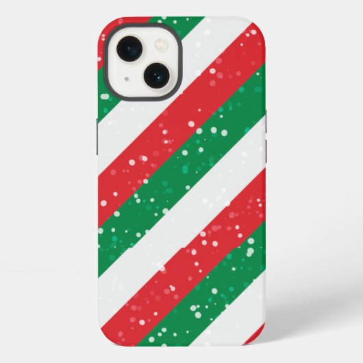 Festive Stripes Phone Case iPhone Hoesje (Achterkant)