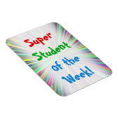 Festive "Super Student of the Week!" Magneet (Rechterzijde)