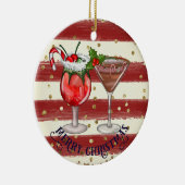 Festive sur mesure Boissons de Noël Ornement (Droite)