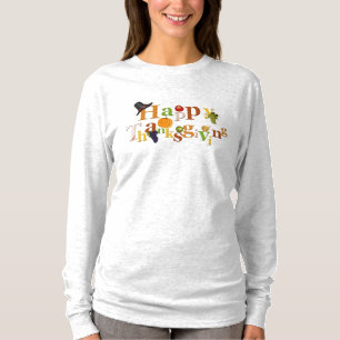 Festive Thanksgiving Text Design Sweater T-shirt