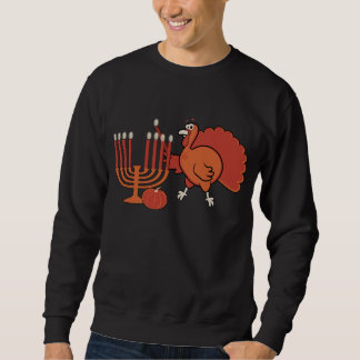 Festive Thanksgivukkah Crewneck Sweatshirt