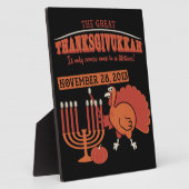 Festive Thanksgivukkah Fotoplaat (Zijkant)