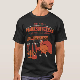 Festive Thanksgivukkah T-shirt