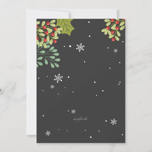 Festive Times Noël Invitations (Dos)