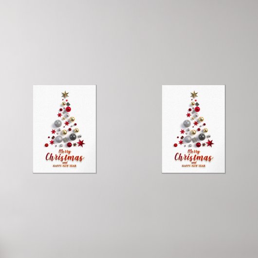 “Festive Tree in Snow” (Recto)