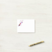 Festive Trumpet Post-it® Notes (Op bureau)