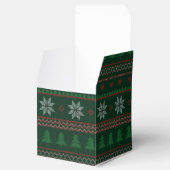 Festive Ugly kerstSweater Retro Holiday Party Bedankdoosjes (Geopend)