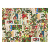 Festive  Victoriaans kerstkerstkerstkerstbekkencol Tafelkleed (Voorkant (Horizontaal))