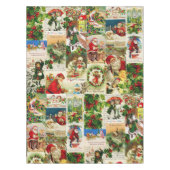 Festive  Victoriaans kerstkerstkerstkerstbekkencol Tafelkleed (Voorkant)