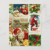 Festive  Victoriaans kerstkerstkerstkerstspeelgoed Briefkaart (Voorkant)