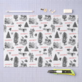 Festive Victoriaans Kerstmis met Kerstman Tissuepapier (Craft)