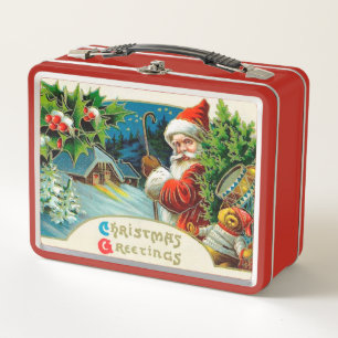 Festive vintage Santa