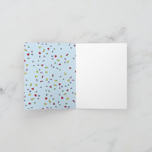 Festive "Vous Rock !" Lettrer une carte de note (Intérieur)