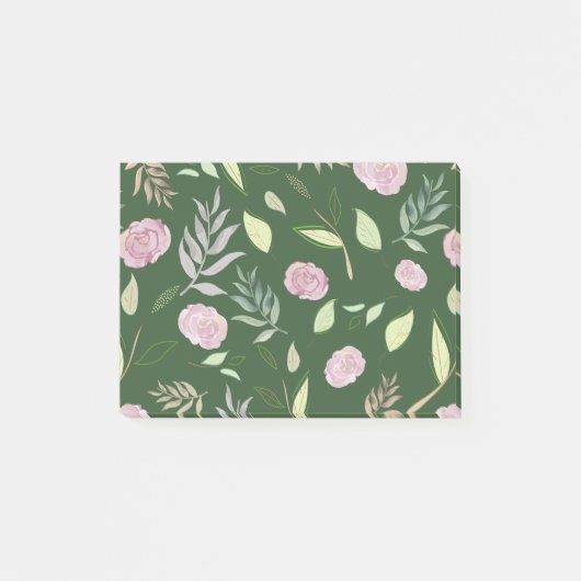 Festive Waterverf Flowers 8 Post-it® Notes (Voorkant)