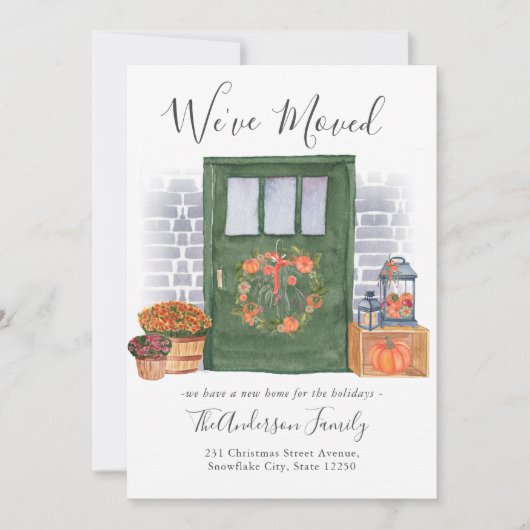 Festive we hebben Pumpkin-deur-vakantiebeweging ve Aankondiging (Voorkant)