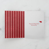 Festive Welsh Terrier Feestdagen Kaart (Binnen)