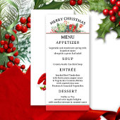 Festive Whimsical Classic Christmas Menu