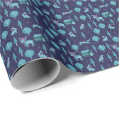 Festive Winter Animals Cadeaupapier (Rol Hoek)