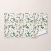 Festive Winter Botanicals helemaal over druk Bad Handdoek (Handdoek)