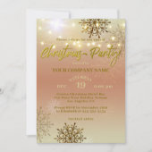 Festive Winter Business Noël Fête Invitation (Devant)