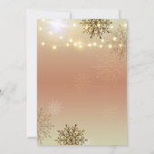 Festive Winter Business Noël Fête Invitation (Dos)