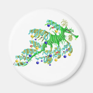 Festive Zee Dragon Magnet Magneet