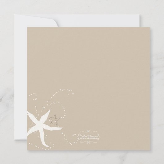 Festively Chic Beach Wedding Invitation (Dos)