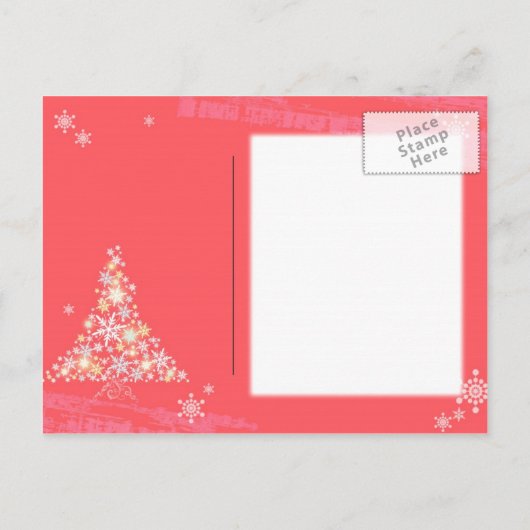 Festivité d'hiver Pink Fête Invitation (Dos)