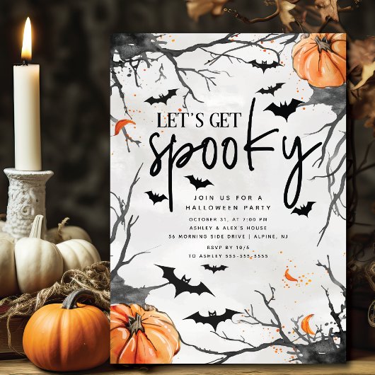 Festivités conviviales Invitation de fête d'Hallow