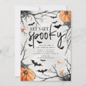Festivités conviviales Invitation de fête d'Hallow (Devant)
