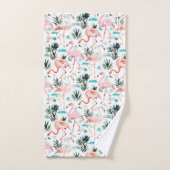 Feston TROPICAL BARBARIAN® de paumes de Flamant (Serviette à main)