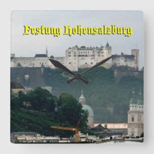 Festung Hohensalzburg, Salzburg Oostenrijk Vierkante Klok