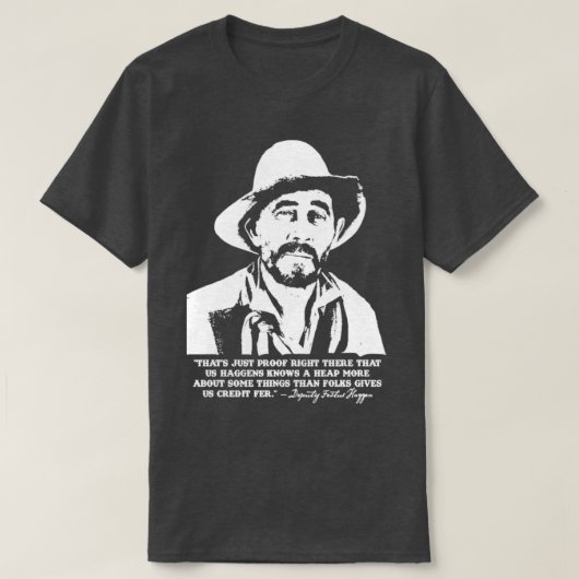 Festus Haggen van Gunsmoke T-shirt (Design voorkant)