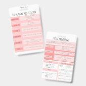 Fetal Monitoring Nurse Reference Badge (Voor- en achterkant)