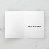 Fêtard, carte d'anniversaire (Intérieur)