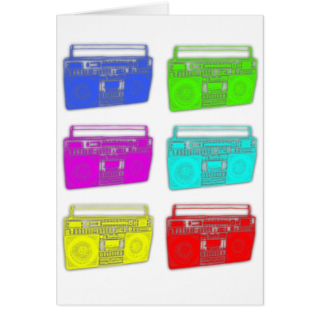 Fêtard multi de couleur de BOOMBOX (Devant)