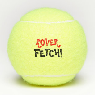 Fetch!  Aangepaste naam voor je hond Tennisballen