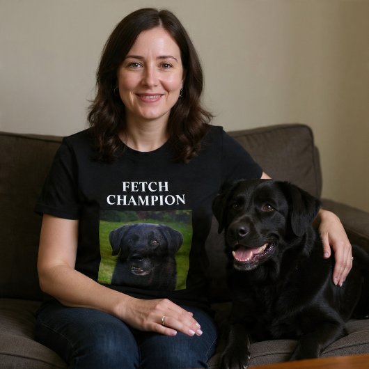 Fetch Champion Custom Funny Dog T-shirt